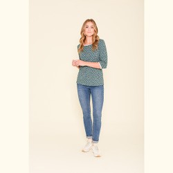 BRAKEBURN EVELYN TIPPING L/S TOP