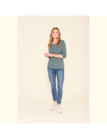 BRAKEBURN EVELYN TIPPING L/S TOP